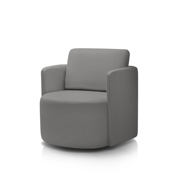 Poltrona para Sala de Estar Dakota Decorativa Pés Madeira Cinza Escuro Redenobre - Image 2