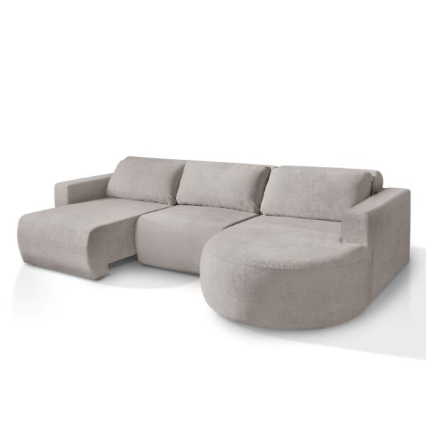 Sofá Orgânico Encantus 3 lugares Para Sala 2,92 cm Cappuccino Redenobre - Image 2